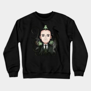 H.P. Lovecraft: The Master of Horror, A Tribute to The Author Crewneck Sweatshirt